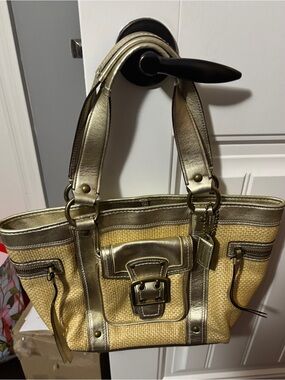 ON HOLD 2005 Vintage Coach Legacy Beach Tote Bag (